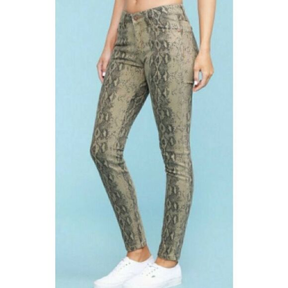 NWT Judy Blue Paula Snake Print Skinny sz 1/25 - Picture 1 of 5